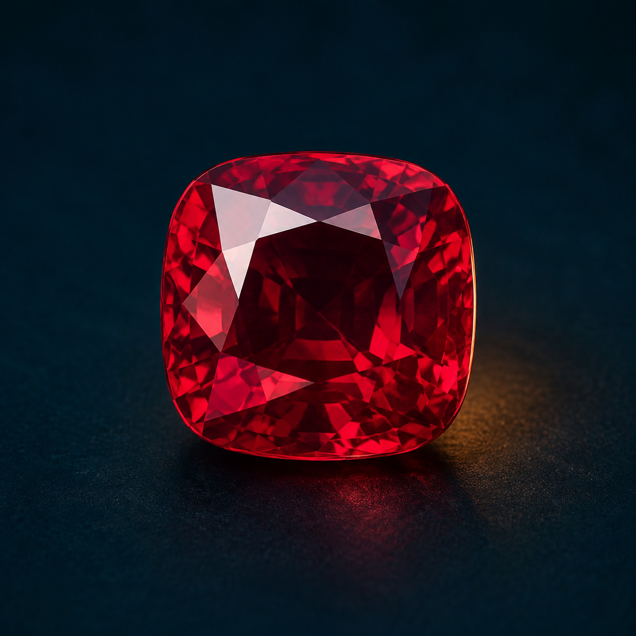 Sample catalogue photograph of Fine Red Ruby